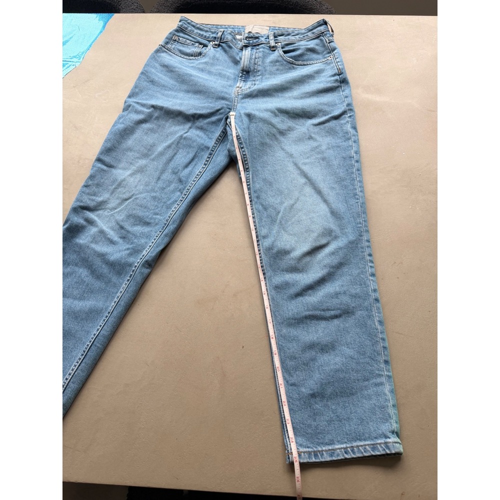 EVERLANE The Curvy Cheeky Jean Light Wash Denim Straight Leg Womens Size